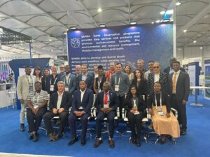 Participants in the South African Pavilion at IAC2023 hosted by SANSA. 